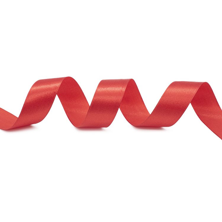 Лента атласная 2,5см*22,86м (026 красный) — PalitraMastera