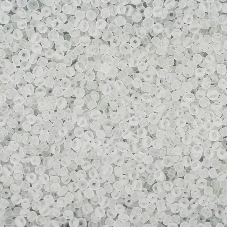 Бисер Астра 11/0, 20г (M1белый/прозр.матовый) — PalitraMastera