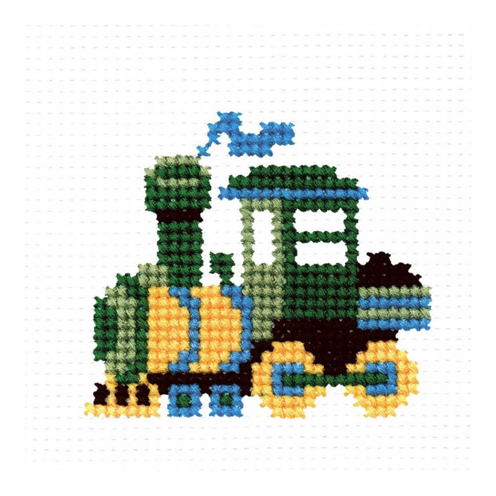 572 Набор для вышивания РС-Студия 'Паровозик' 8*7 см фото 1 — PalitraMastera