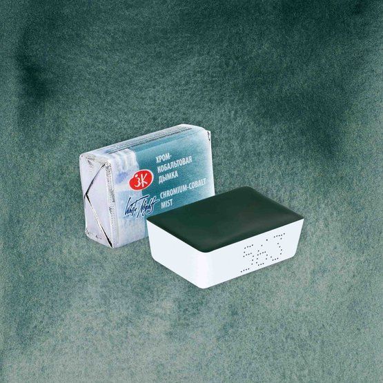 Хром-кобальтовая дымка акварель Белые ночи кювета 2,5 мл — PalitraMastera