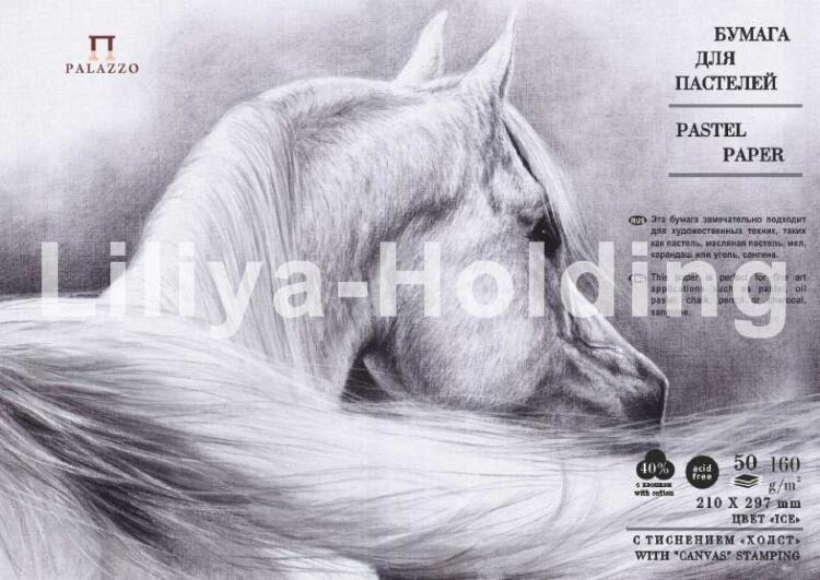 Бумага для паст.&quot;Палаццо&quot; 500х700 &quot;Ice&quot; (белый лед) 50л 160г — PalitraMastera