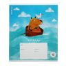 Тетрадь 12 листов в клетку ErichKrause "Capybara Travel", выборочный УФ-лак фото 3 — PalitraMastera