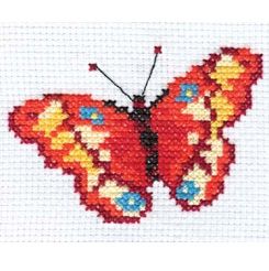 0-43 Набор для вышивания АЛИСА 'Бабочка' 10*7см фото 1 — PalitraMastera