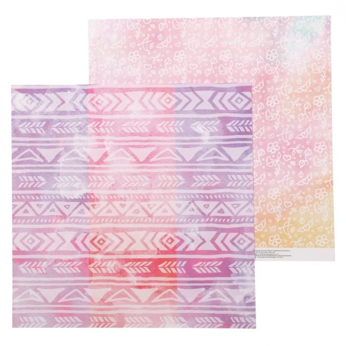 Бумага для скрапбукинга «#Мыженимся» Love is in the air 30.5 х 30.5 см 180 гр/м2  1477391 фото 1 — PalitraMastera