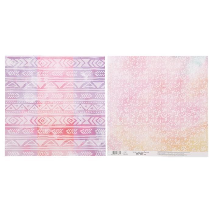 Бумага для скрапбукинга «#Мыженимся» Love is in the air 30.5 х 30.5 см 180 гр/м2  1477391 — PalitraMastera