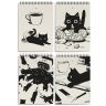 Блокнот А5 60 л. кл. LOREX NAUGHTY CAT греб. мел. карт., soft touch фото 1 &mdash; PalitraMastera