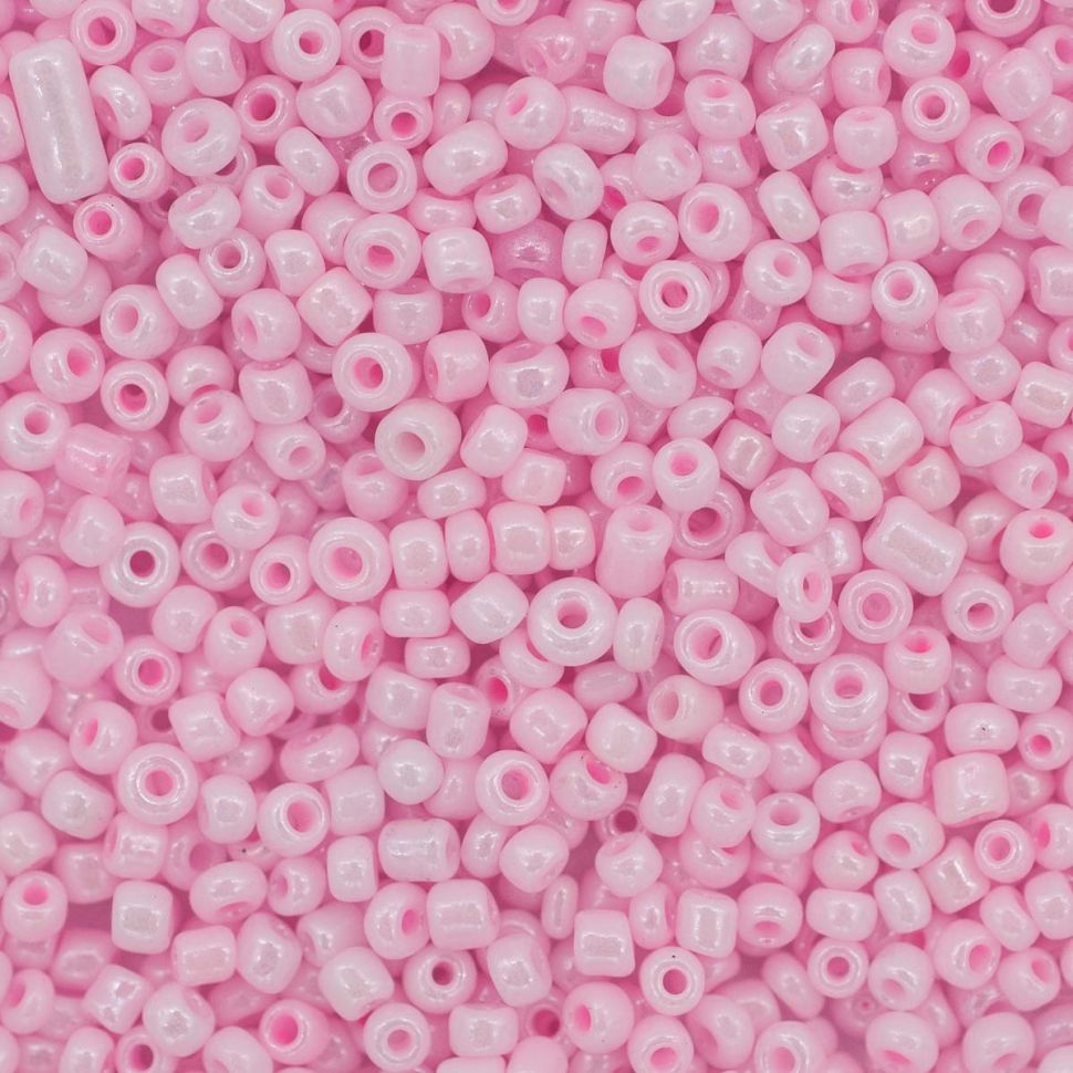 Бисер Астра 11/0, 20г (966 (55) св.розовый/непрозрачный) фото 1 — PalitraMastera