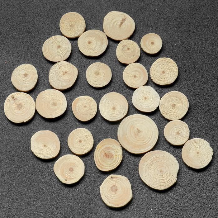 Спил &quot;Сосновый&quot;, круглый, d=3-4 см, h=3,5 мм, — PalitraMastera