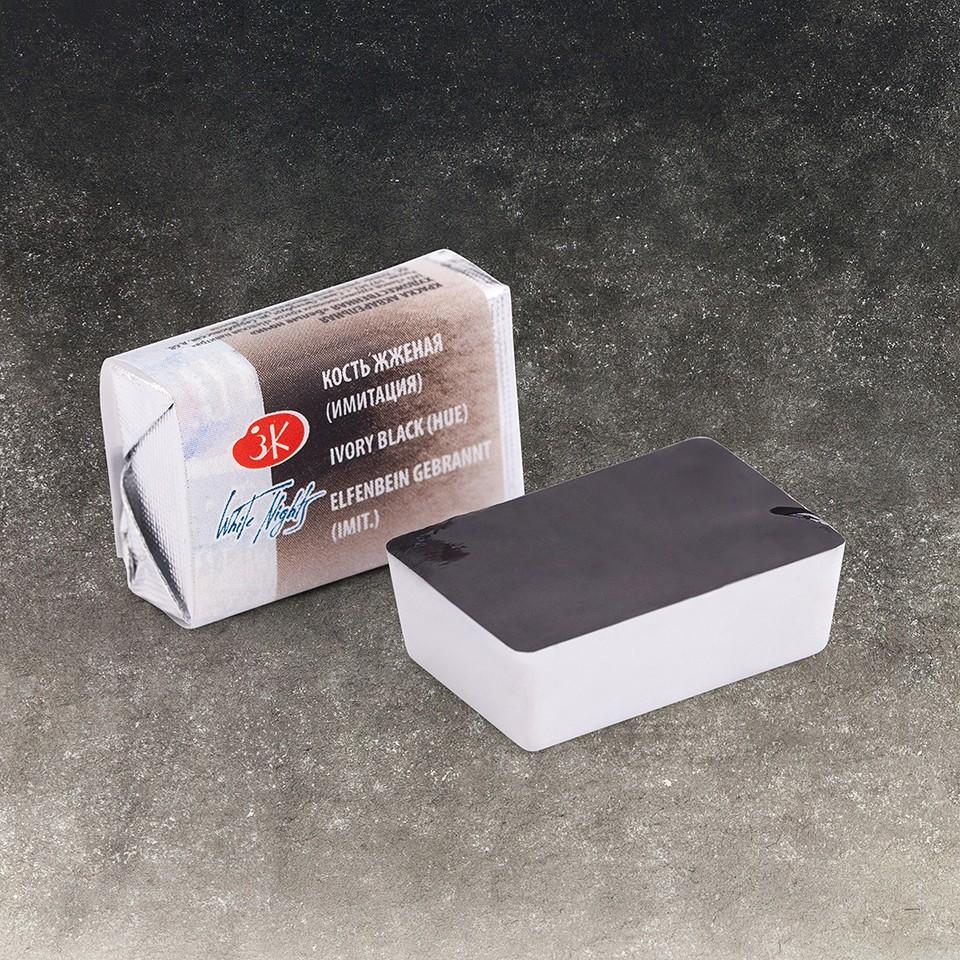 Кость жженая имитация акварель Белые ночи кювета 2,5 мл фото 1 — PalitraMastera