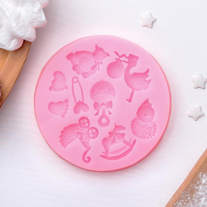 Молд 8х1 см &quot;Для новорожденного&quot;---- — PalitraMastera