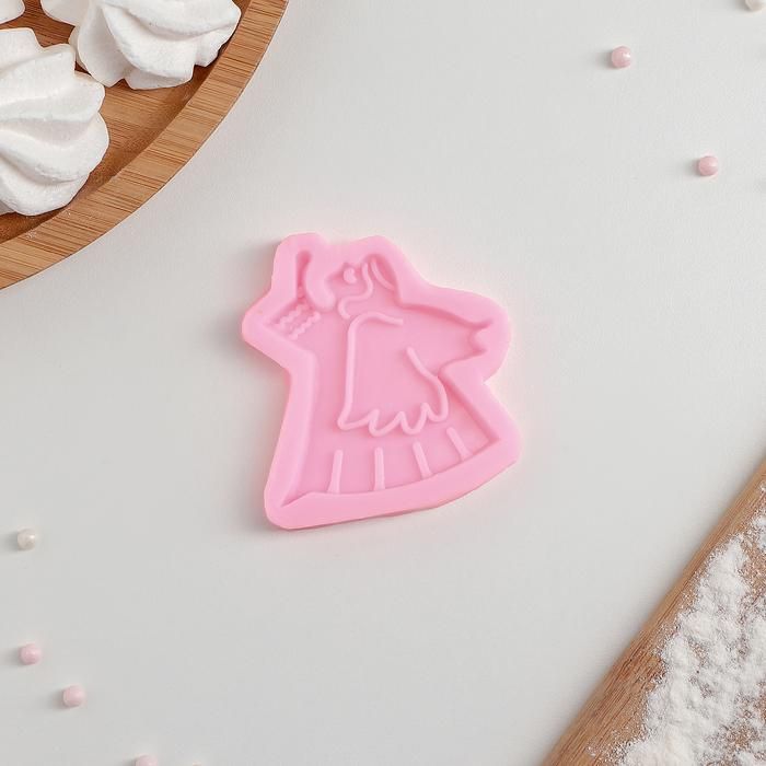 Молд силиконовый 6,5*7,5 см &quot;Ангел&quot;, цвет МИКС--- — PalitraMastera