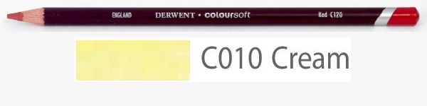 Цветной карандаш Coloursoft, мягкий, С010 кремовый, круглый корпус 8 мм, грифель - 4 мм. фото 1 &mdash; PalitraMastera