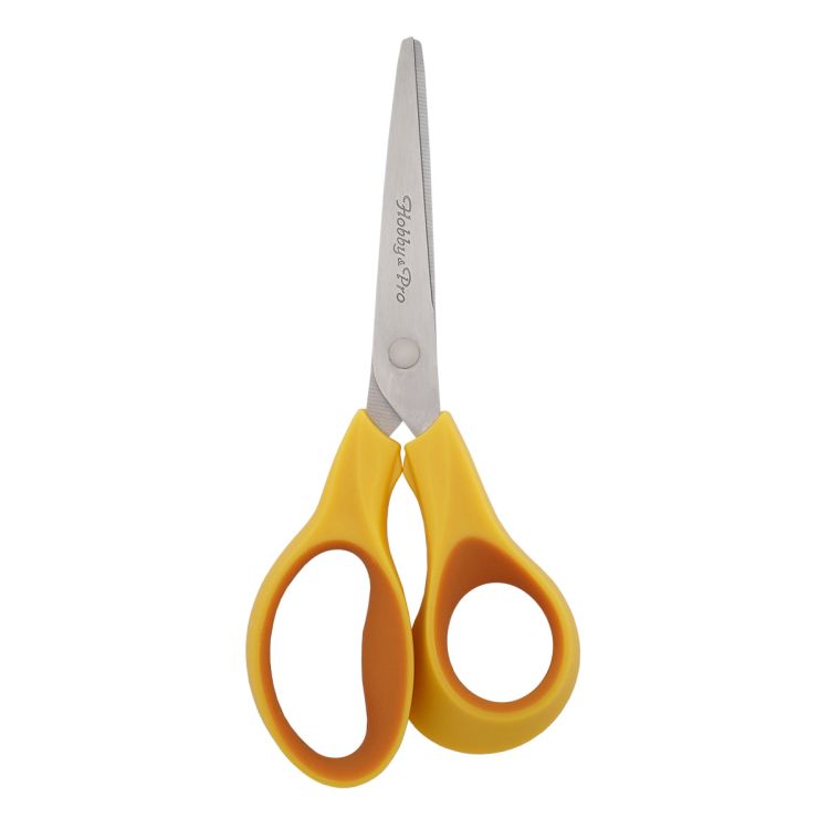 590431 Ножницы школьные, 14 см/5 1/2', оранжевый, Hobby&amp;Pro — PalitraMastera