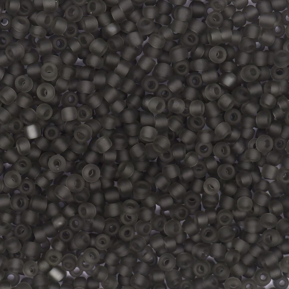 Бисер Astra&Craft 11/0, 20г (M12 серый/прозр.матовый) фото 1 — PalitraMastera