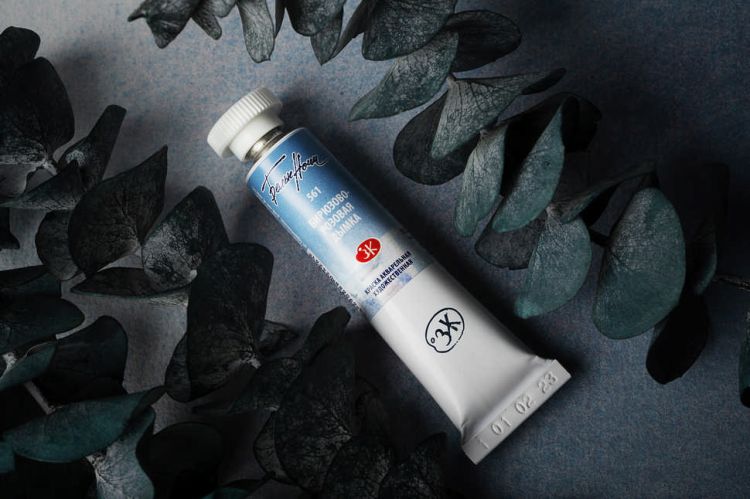 Бирюзово-розовая дымка акварель &quot;Белые ночи&quot; туба 10 мл  NEW!--- — PalitraMastera