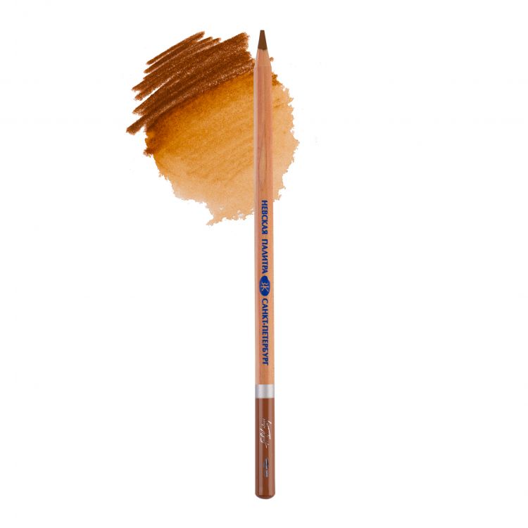 Белые ночи Карандаш акварельный №68, жженая сиена 1 шт — PalitraMastera