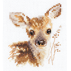 0-195 Набор для вышивания АЛИСА 'Животные в портретах. Олененок '7х9см фото 1 — PalitraMastera