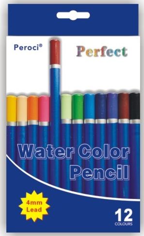 Набор акварельных карандашей, 12 шт./упак. картон (грифель 4 мм), арт. PWC12 фото 1 &mdash; PalitraMastera