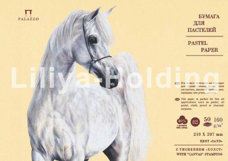 Бумага для паст.&quot;Палаццо&quot; 500х700 &quot;Sand&quot; ( песочный) 50л 160г АКЦИЯ!!! аналог палевого--- — PalitraMastera