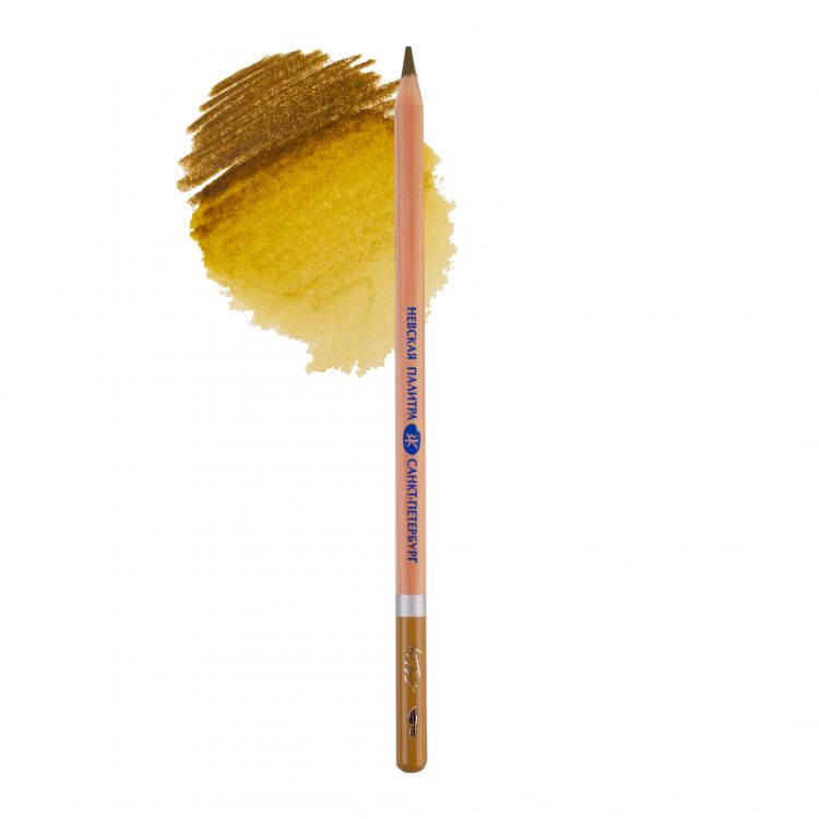 Белые ночи Карандаш акварельный №65, жженая охра 1 шт — PalitraMastera