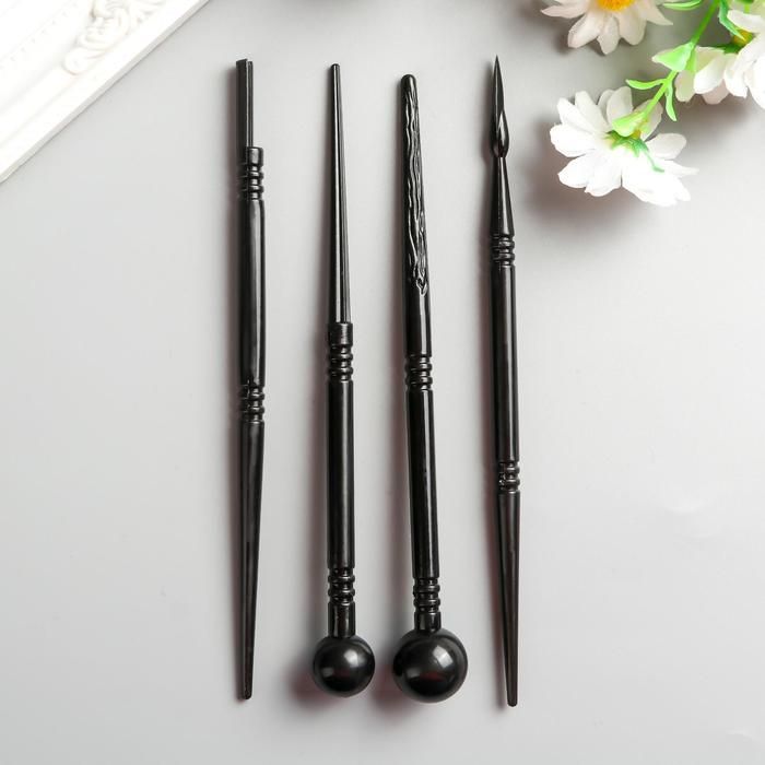 Инструменты для придания формы фоамирану (набор 4 шт) 16,5 см 2291553 фото 1 — PalitraMastera