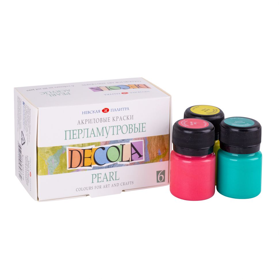 Набор акрил перлам Декола 6*20мл фото 1 &mdash; PalitraMastera