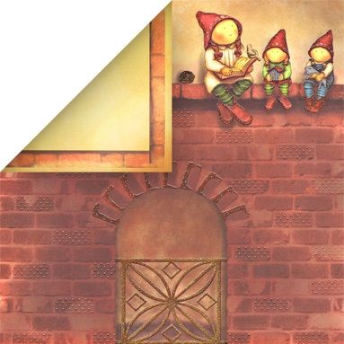 Бумага "Mr.Painter" для скрапбукинга PSG 1 шт. 30.5x30.5 см (190)301 гномы фото 1 &mdash; PalitraMastera