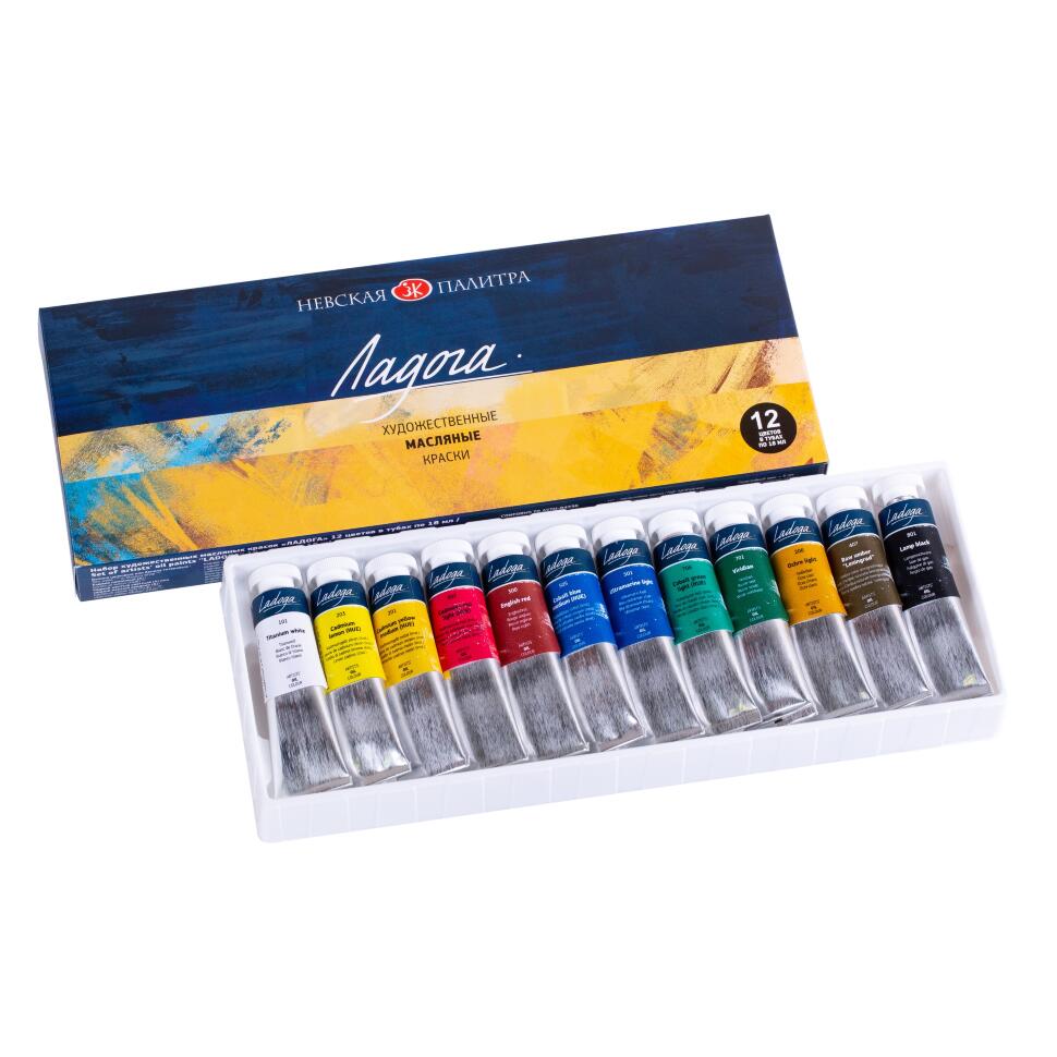 Набор масло Ладога 12*18мл картон фото 1 — PalitraMastera