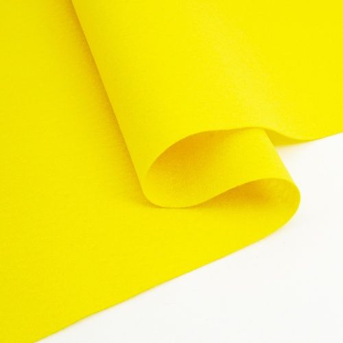 11.041 Фетр листовой мягкий 1мм 30*45см, 1 шт HEMLINE Hobby (5 желтый) фото 1 — PalitraMastera