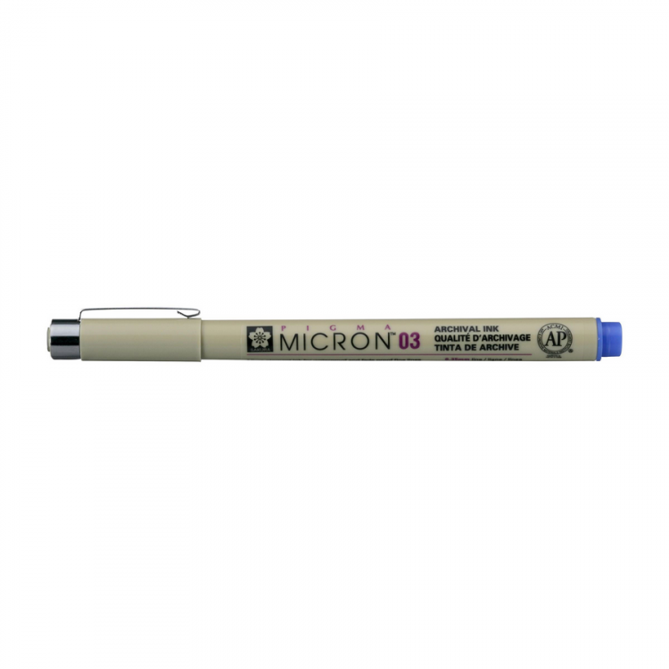 Ручка капиллярная Pigma Micron 0.35мм Синий — PalitraMastera