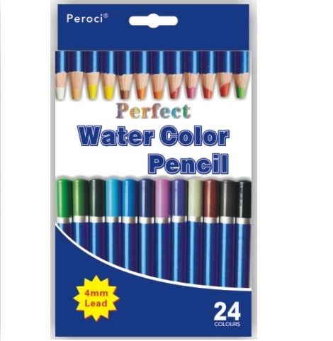 Набор акварельных карандашей, 24 шт./упак. картон (грифель 4 мм), арт. PWC24--- фото 1 &mdash; PalitraMastera