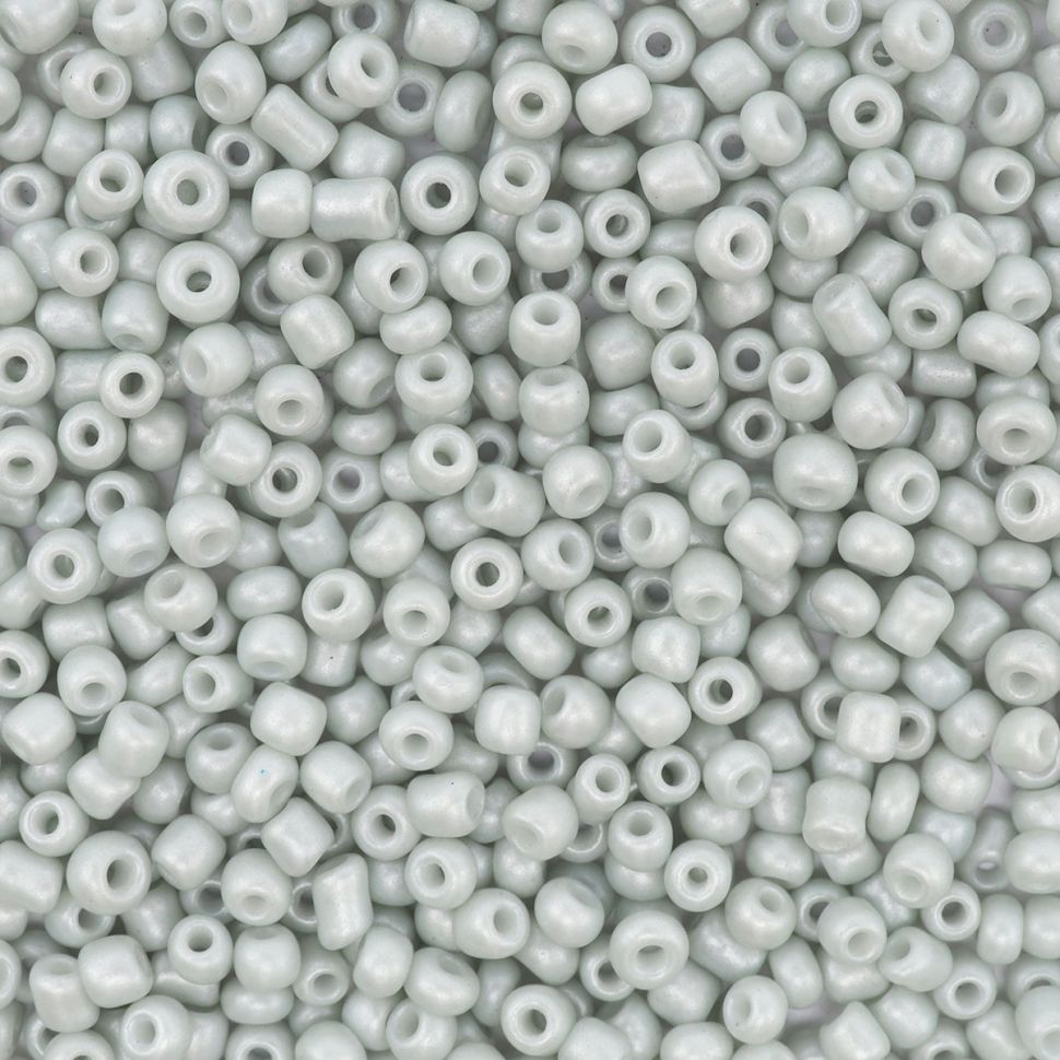 Бисер Astra&Craft 11/0, 20г (975 светло серо-зеленый перламутровый) фото 1 — PalitraMastera