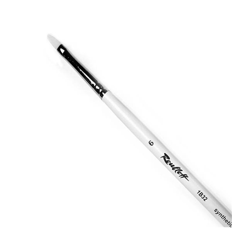 Синтетика под щетину овальная, удл. ручка №06 /Roubloff /1B32 фото 1 — PalitraMastera