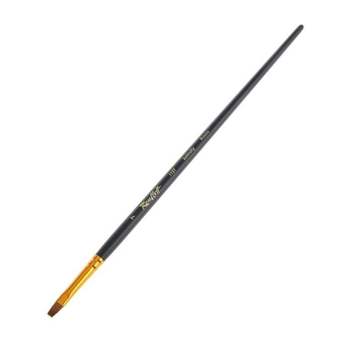 Колонок пл. удл. черная руч.№ 07 /Roubloff /1127 фото 1 — PalitraMastera