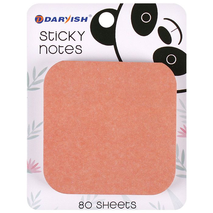 DV-12559 Стикеры на клейкой основе Квадрат 70*70мм, 80л., ассорти — PalitraMastera