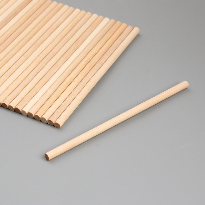 Декор дерево для творчества &quot;Палочки натуральные&quot;  набор 30шт d=0,5 см 9х12 см  9769258 — PalitraMastera