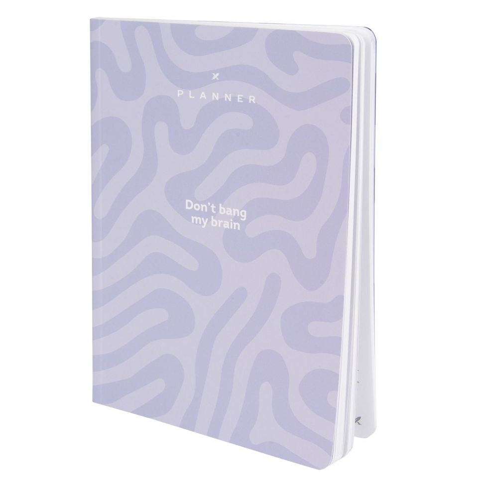 Планер недат. LOREX BRAIN ACTIVITY 145х205 мм шв-клеев. 72 л. дизайн мягк. обл. мел. карт., soft touch фото 1 &mdash; PalitraMastera