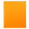 Тетрадь A5 на гребне, 48 листов в клетку, Calligrata, пластиковая обложка, оранжевая фото 1 — PalitraMastera