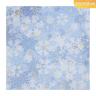 Бумага для скрапбукинга с фольгированием «Морозные узоры», 30.5 х 30.5 см, 250 г/м фото 1 — PalitraMastera