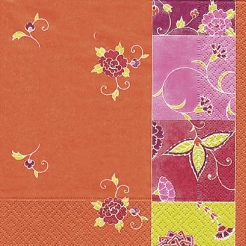 Салфетка бумажная для декупажа, 33х33 см, &quot;Тонкий узор&quot; АКЦИЯ!! — PalitraMastera