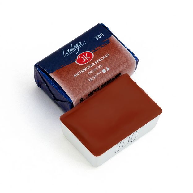 Ладога акварель кювета, 300 английская красная 2,5 мл фото 1 — PalitraMastera