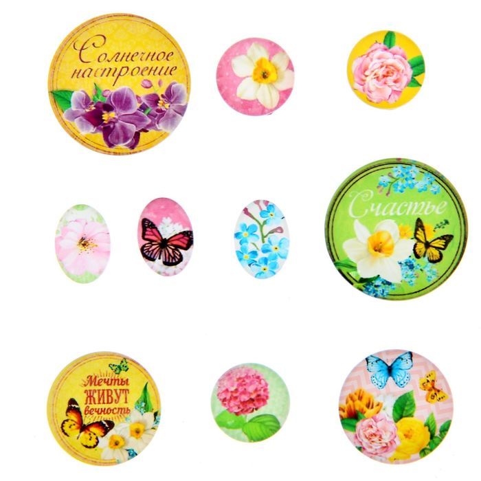 Камушки для скрапбукинга &quot;Весенняя симфония&quot; — PalitraMastera