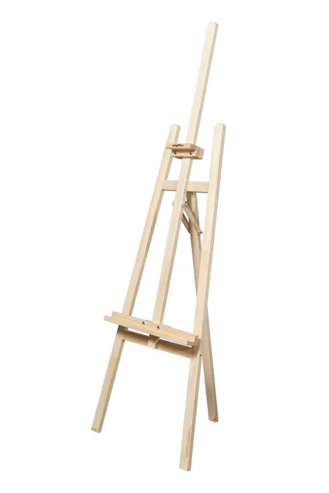 Мольберт Лира из сосны Компакт  Высота холста – до 115 см. Туюкан. фото 1 — PalitraMastera