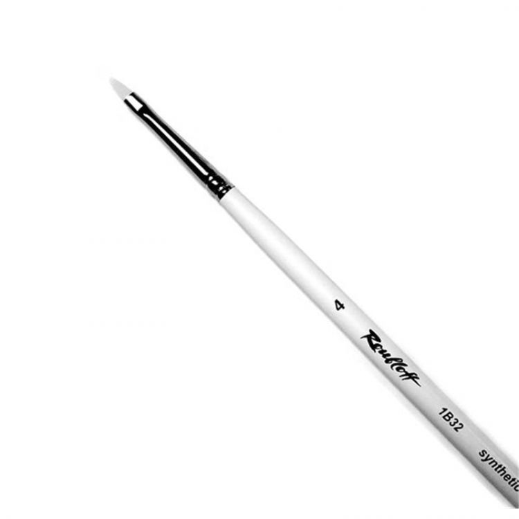 Синтетика под щетину овальная, удл. ручка №04  /Roubloff /1B32 — PalitraMastera