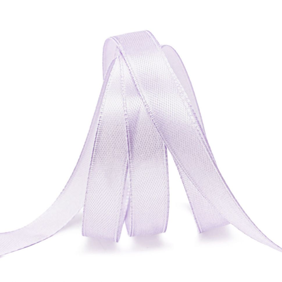 Лента атласная 1,2см*22,86м (163 бледно-лиловый) фото 1 — PalitraMastera