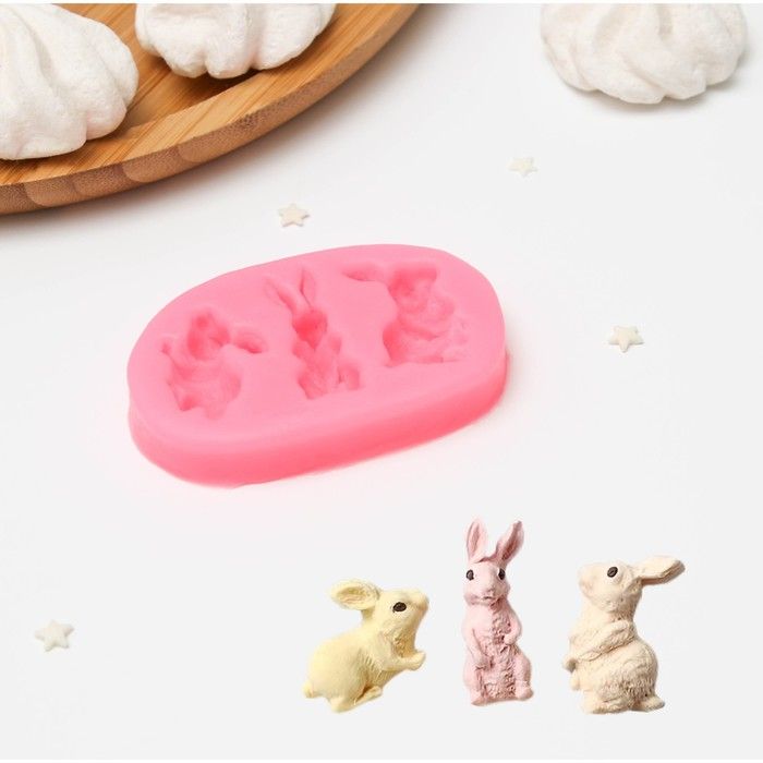 Молд «Кролик», 851 см, цвет МИКС — PalitraMastera