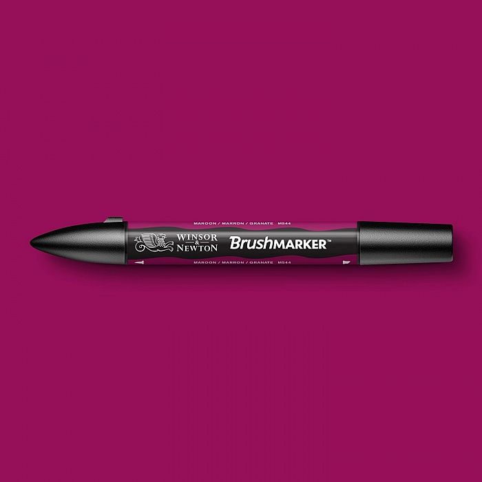 Winsor&amp;Newton Маркер художественный Brush, темно-бордовый — PalitraMastera