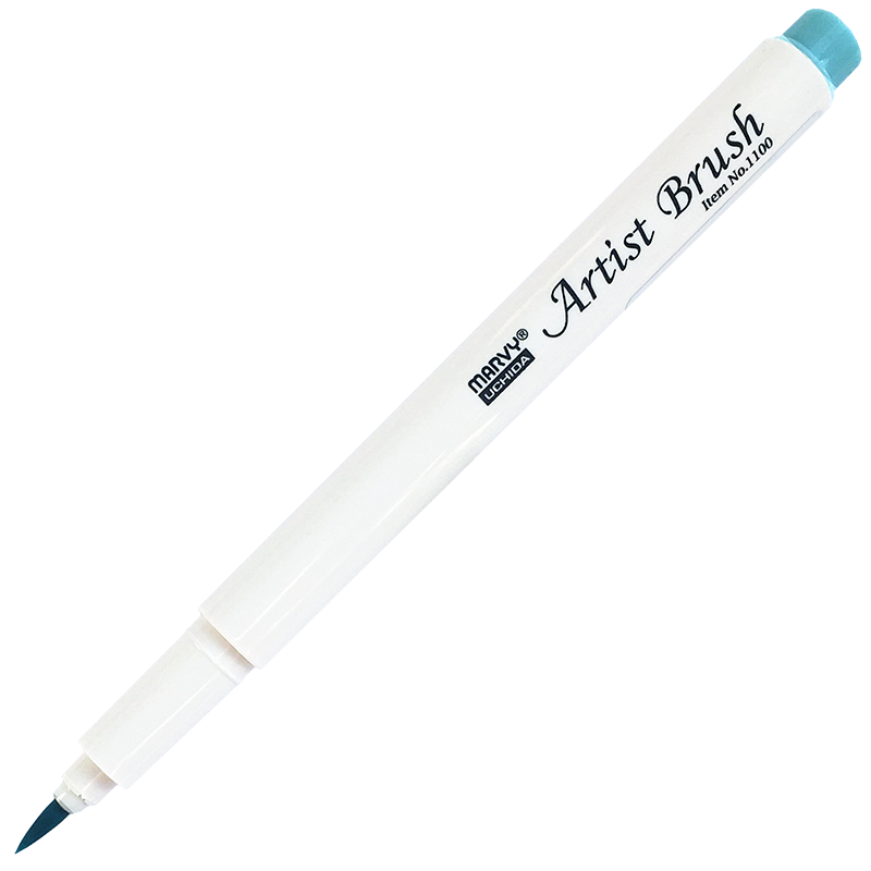 Маркер-кисть, акварельные чернила на водной основе Aquamarine MAR1100/74 /Marvy фото 1 — PalitraMastera