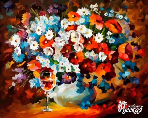 Набор для творчества "Рисование по номерам". B012 Цветочное настроение фото 1 — PalitraMastera