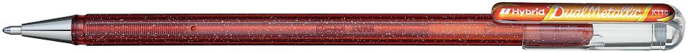 Гелевая ручка с чернилами "хамелеон" Hybrid Dual Metallic, 1,0 мм, оранжевый + желтый металлик фото 1 &mdash; PalitraMastera